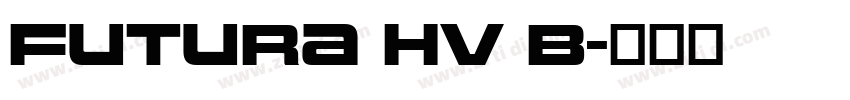 futura hv b字体转换